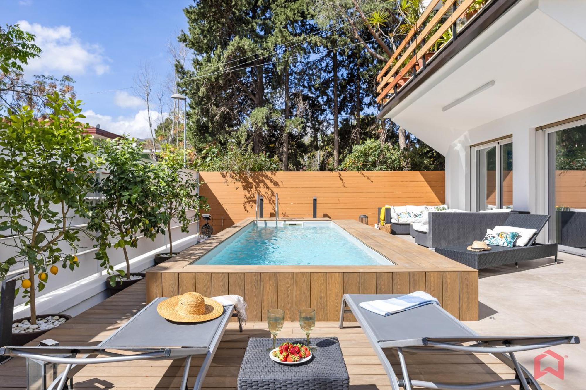 Appartamento In Villa Con Piscina Privata Палермо Екстер'єр фото